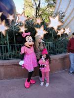 Marlova e Carol com a Minnie.