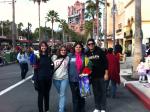 Isabella, Mariana, Marisa e Willian no Hollywood Studios.
