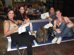 Grupo aguardando o embarque em Porto Alegre.
