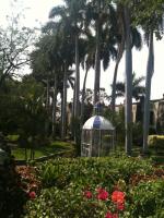 Vista dos Jardins da Hacienda Vista Hermosa.