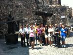 Grupo passeando pelas ruas de Taxco.