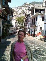 Humilde passeando pelas ruas de Taxco.