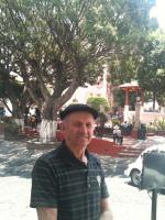 Waldemar na praça central da cidade de Taxco.