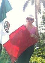 Nilva passeando por Acapulco.