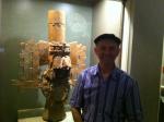 Waldemar na visita ao Museu Nacional de Antropologia.