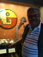 Ivan na visita ao Museu Nacional de Antropologia.