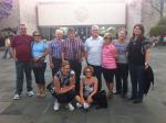 Grupo na saída do Museu Nacional de Antropologia.