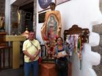Puhl e Ivanira na Paróquia dos Índios em Guadalupe.