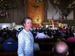 Humilde na Basílica de N. Sra. de Guadalupe.