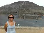 Teca na Pirâmide do Sol em Teotihuacan.