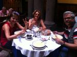 Almoço no Hotel Colonial de Puebla.