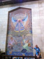 Cleice Jr na Basílica da Anunciação em Nazareth.