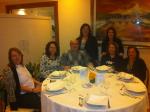 Jantar no hotel em Roma.
