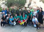 Grupo com soldados do Exército de Israel.