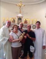 Padres, Terres e o Menino Jesus em Belem.