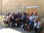 Grupo deixando a Fortaleza Masada.