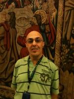 Cleice Jr no Museu Vaticano.