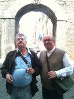 Nelson e Pe. Renato no Vaticano.