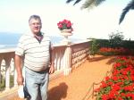 Nelson nos Jardins dos Bahais em Haifa.