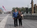 Lirio e Cladis em passeio por Bruges, Bélgica. 