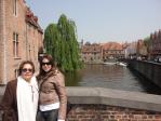 Ail e Mariana em passeio por Bruges, Bélgica. 