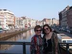 Helena e Maria Helena em passeio por Amsterdam.