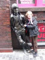 Marilena em Liverpool.