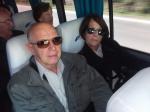 Lirio e Cladis no caminho a Porto Alegre.