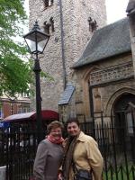 Helena e Carolina em passeio por Oxford.