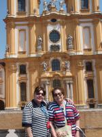 Dione e Ail na Abadia de Melk.