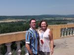 Daniel e Ivana na Abadia de Melk.