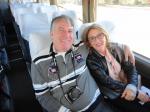Grison e Lurdinha a caminho de Porto Alegre.
