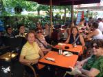 Grupo no almoço em Budapeste.