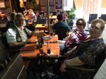 Ivan, Ail e Helena no almoço em Budapeste.