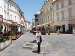 Ivonne em passeio por Bratislava.