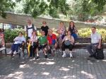 Grupo em passeio por Bratislava.