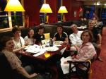 Grupo em jantar no hotel de Praga.