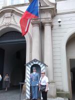 Ivonne em passeio por Praga.