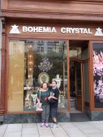 Ivana e Daniel em passeio por Karlovy Vary.