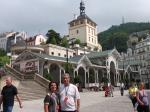 Rosa e Bira em passeio por Karlovy Vary.