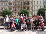 Grupo em passeio por Karlovy Vary.