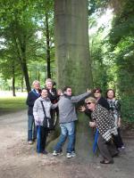 Grupo em passeio por Potsdam.