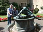 Valmor e Mari em passeio por Potsdam.