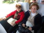Dione e Miriam a caminho de Porto Alegre.