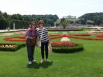 Tere e Carmen no Palácio de Schönbrunn.