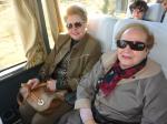 Carmem e Ivonne a caminho de Porto Alegre.