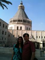Evaldo e Gilvania em Nazareth.