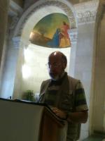 Pedro Ivan na Missa em Nazareth.