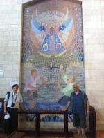Pe. Oscar, Ivan e N. Sra. Aparecida, em Nazareth.
