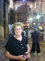 Odilla na Igreja da Natividade, em Belém.
